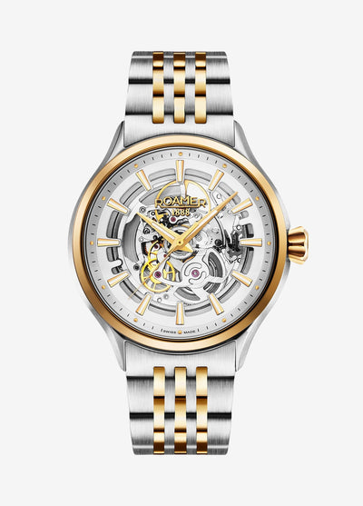 Roamer Competence Skeleton III Two-Tone Watch 101663 47 15 10N