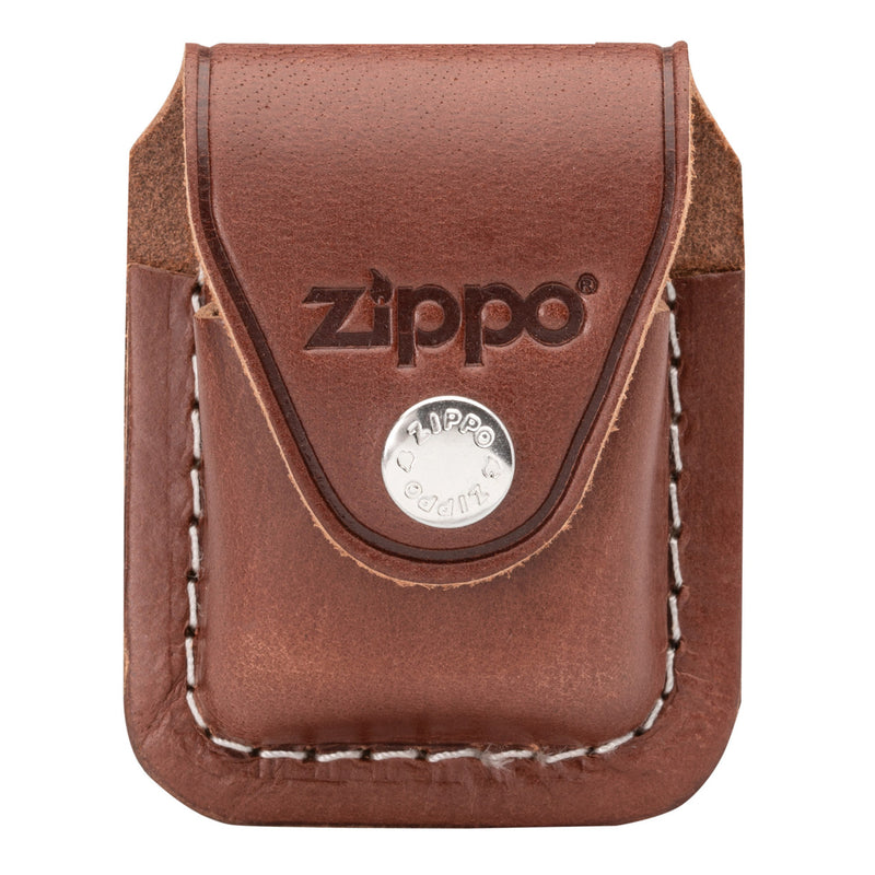 Zippo LPCB Brown Leather Pouch with Clip 98000