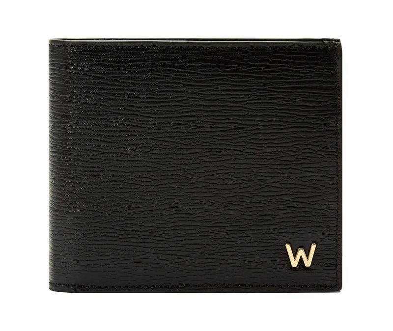 Wolf Black Logo Billfold Wallet with Coin Pouch 774102