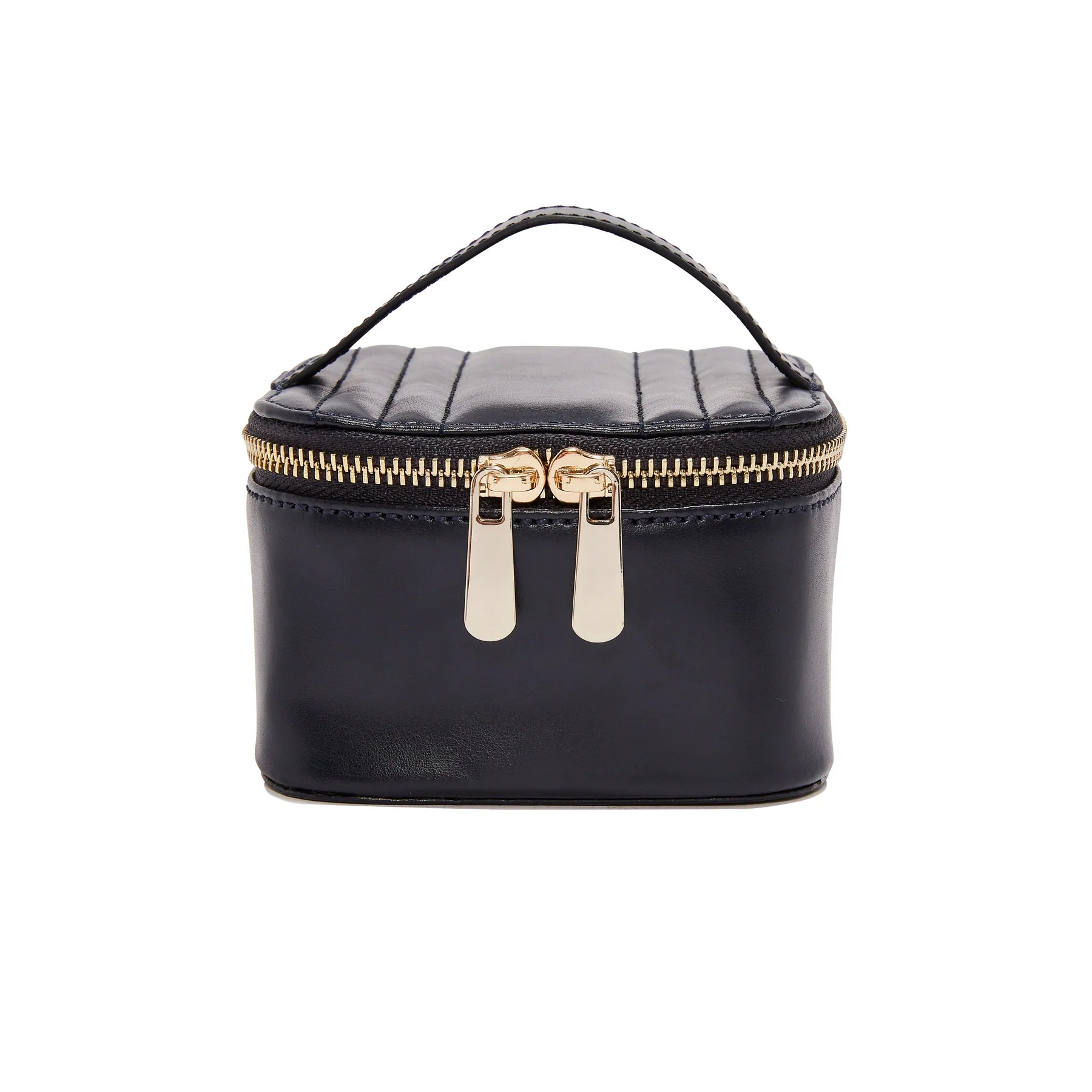 Wolf Maria Zip Jewelry Cube Navy 766517