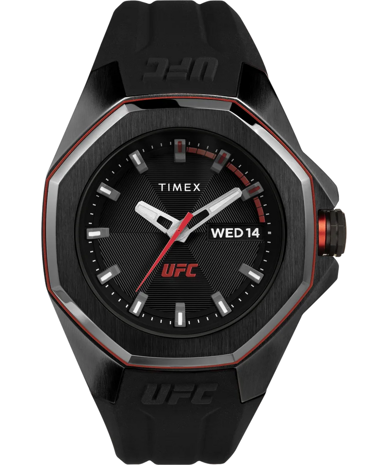 Timex UFC Pro 44mm Silicone Strap Watch TW2V57300