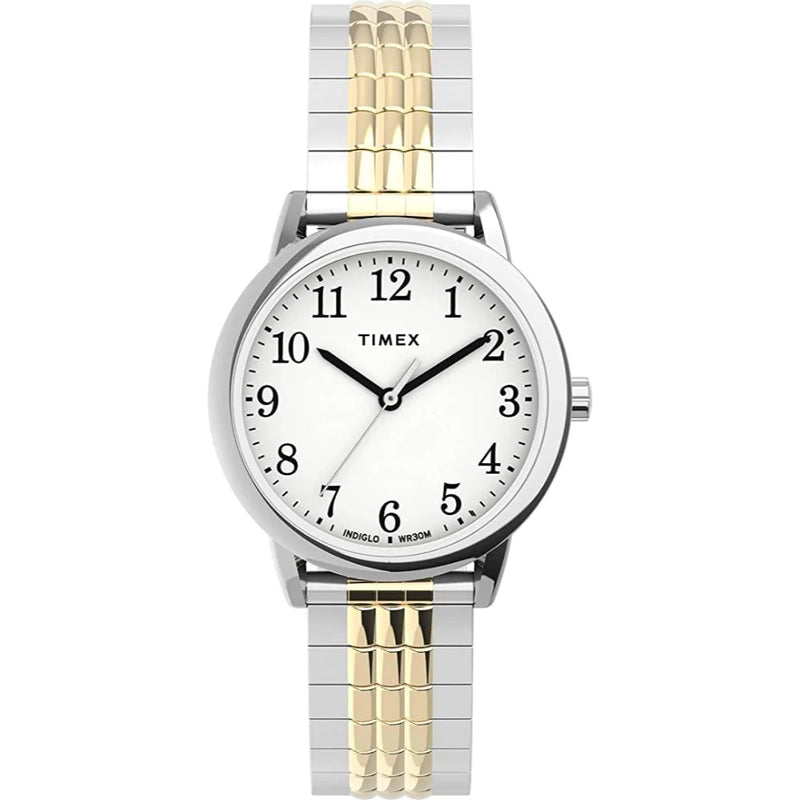 Timex Easy Reader Expansion Stainless Steel Band Watch TW2U08500