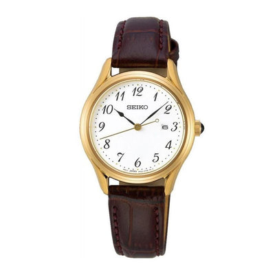 Seiko Essentials Gold Neo Classic Watch SUR638P