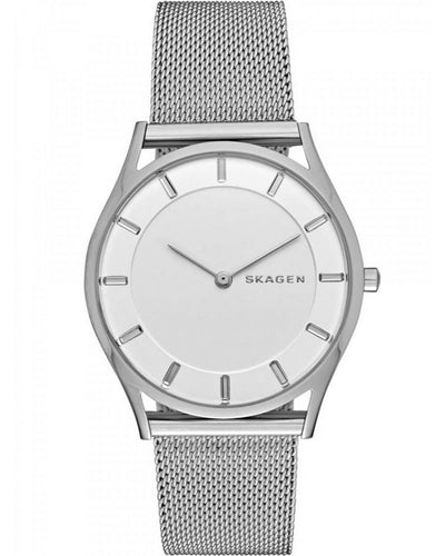 Skagen Holst Silver Dial Stainless Steel Ladies Watch