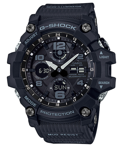 G-Shock Mens Black Solar Mudmaster Watch GSG-100-1A