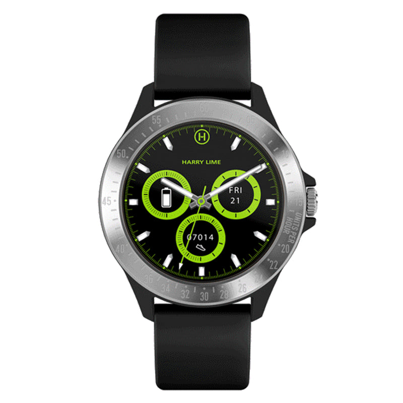 Harry Lime Black/Silver Smart Watch HA07-2001