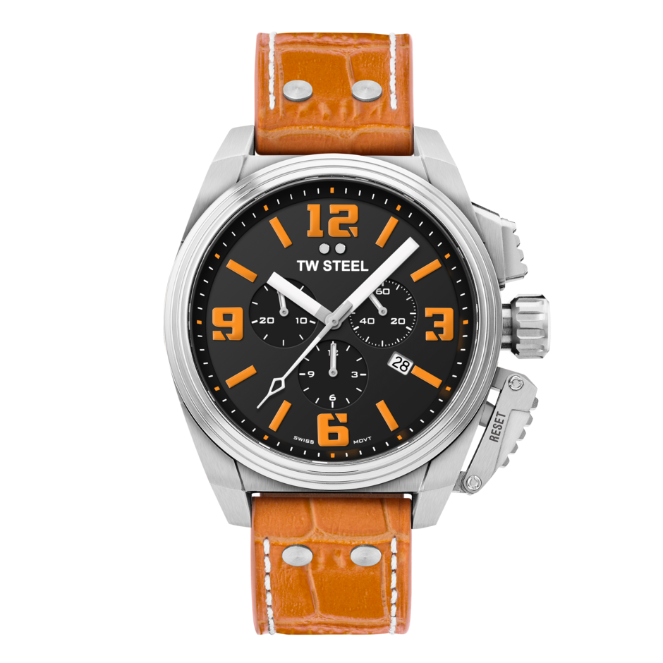 TW Steel Canteen Chrono Black Dial Watch