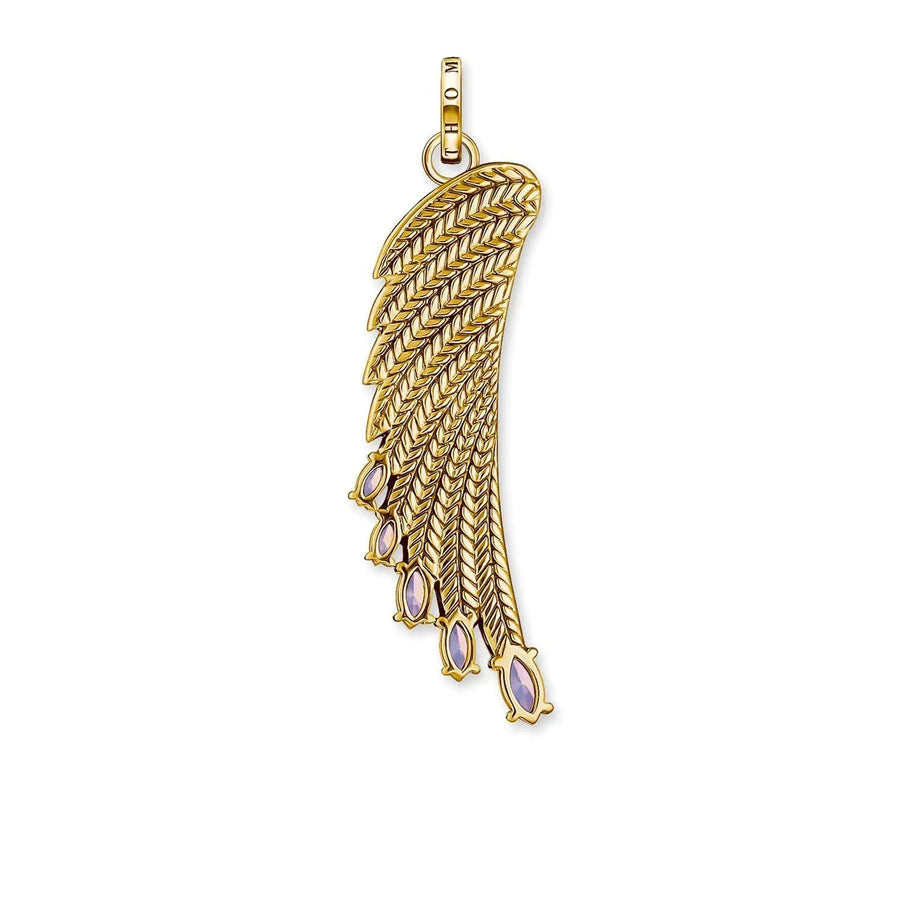 Thomas Sabo Bright Gold-Coloured Hummingbird Wing Pendant