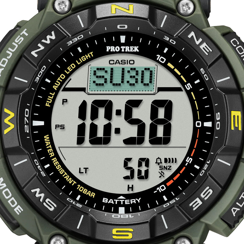 Casio tough solar pro trek deals