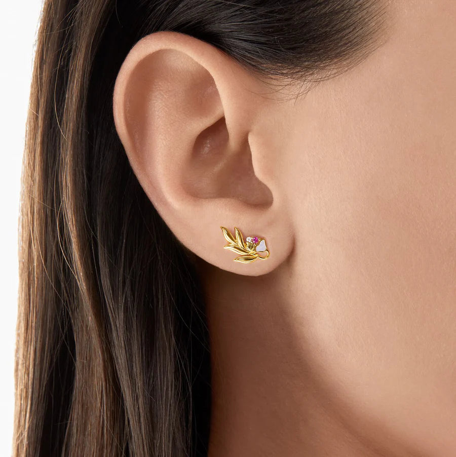 Thomas Sabo Ear Studs Flower Gold TH2172Y