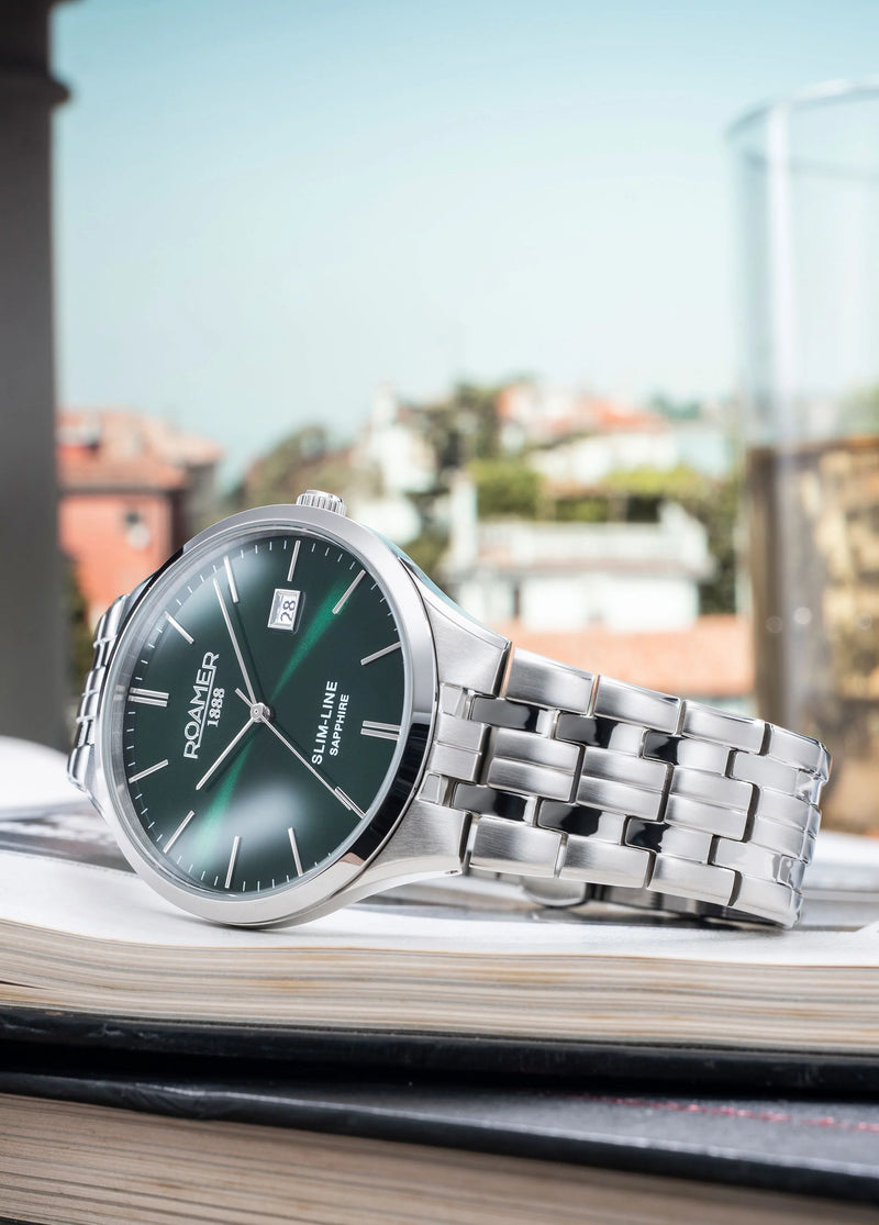 Roamer Slim-Line Classic Green 40mm Watch