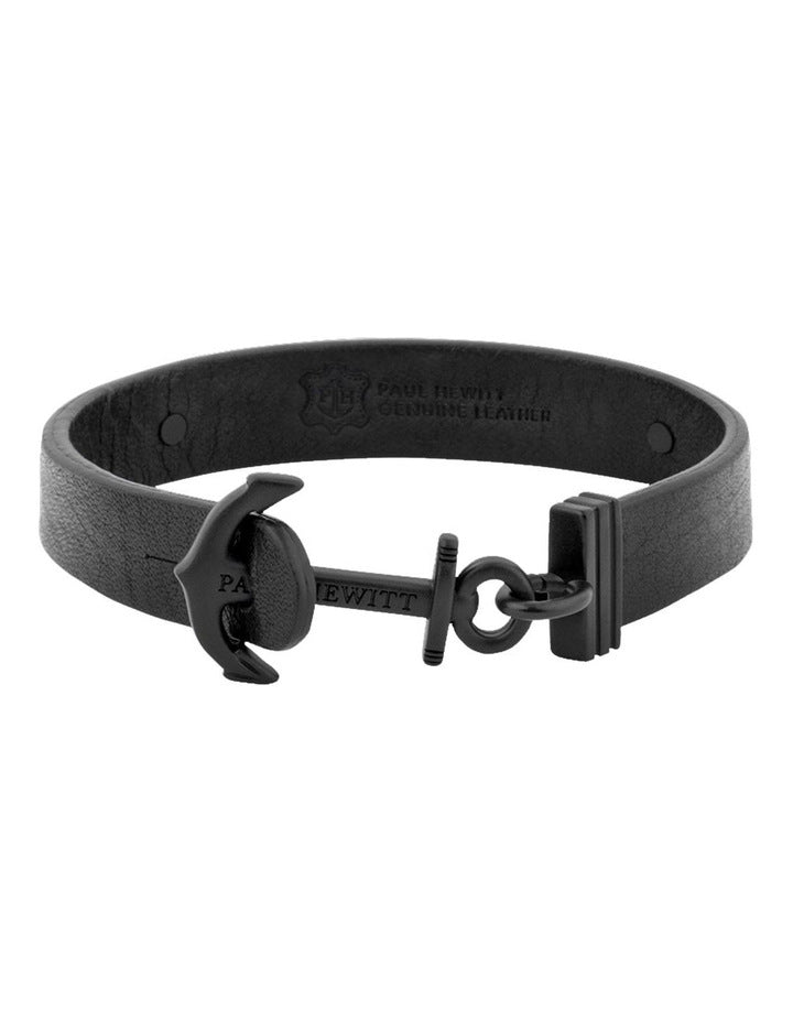 Paul Hewitt Signum Male Coordinates Black / Black Bracelet - L