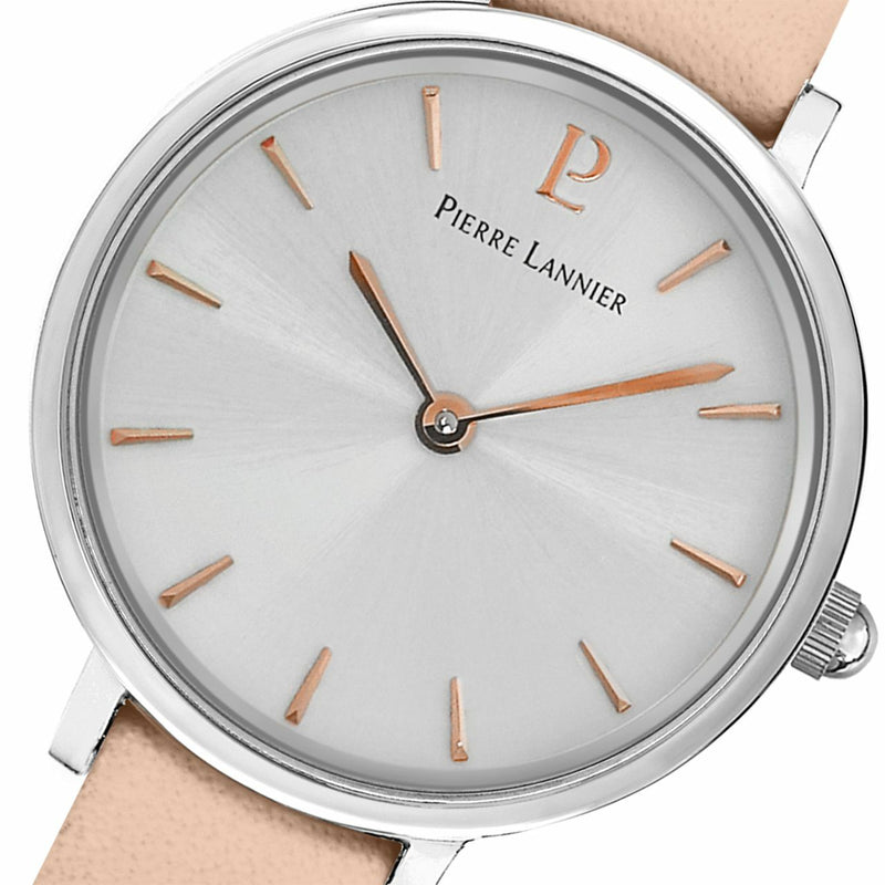 Pierre Lannier Nova Silver/Pink Leather