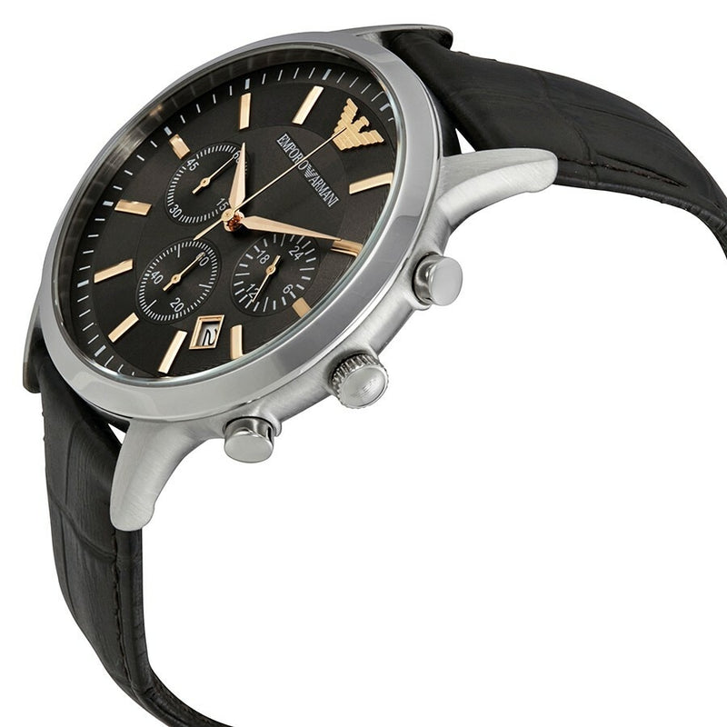 Emporio Armani Renato Grey Dial Chronograph Mens Watch Watch