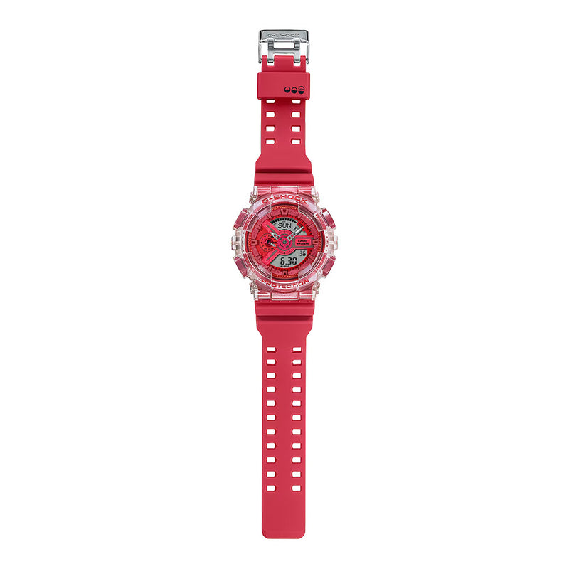 G-Shock Red Resin Band Watch GA110GL-4A