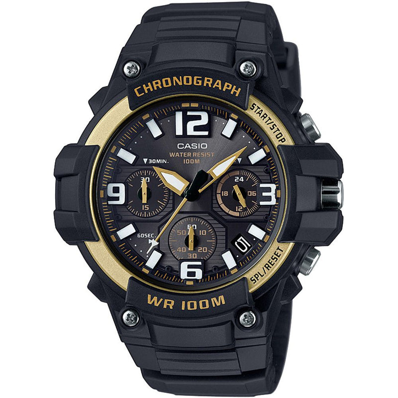 Casio gold chronograph online watch