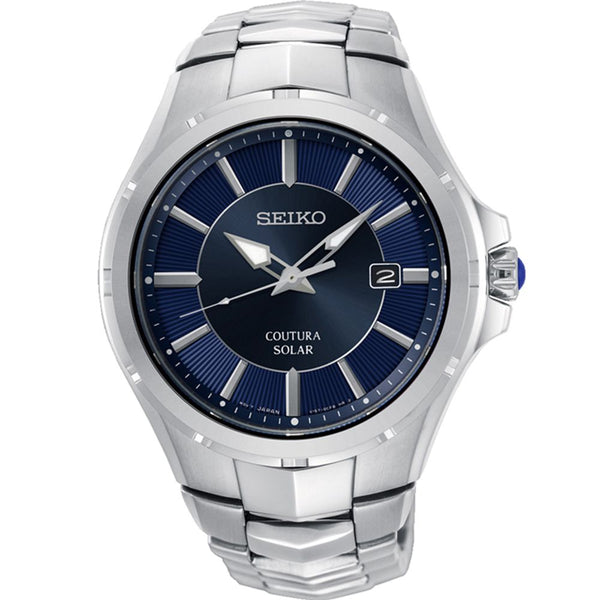 Seiko Coutura Stainless Steel Solar Watch SNE511P Watch Direct