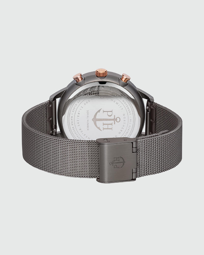 Paul Hewitt Everpulse Grey Metalic Mesh Watch