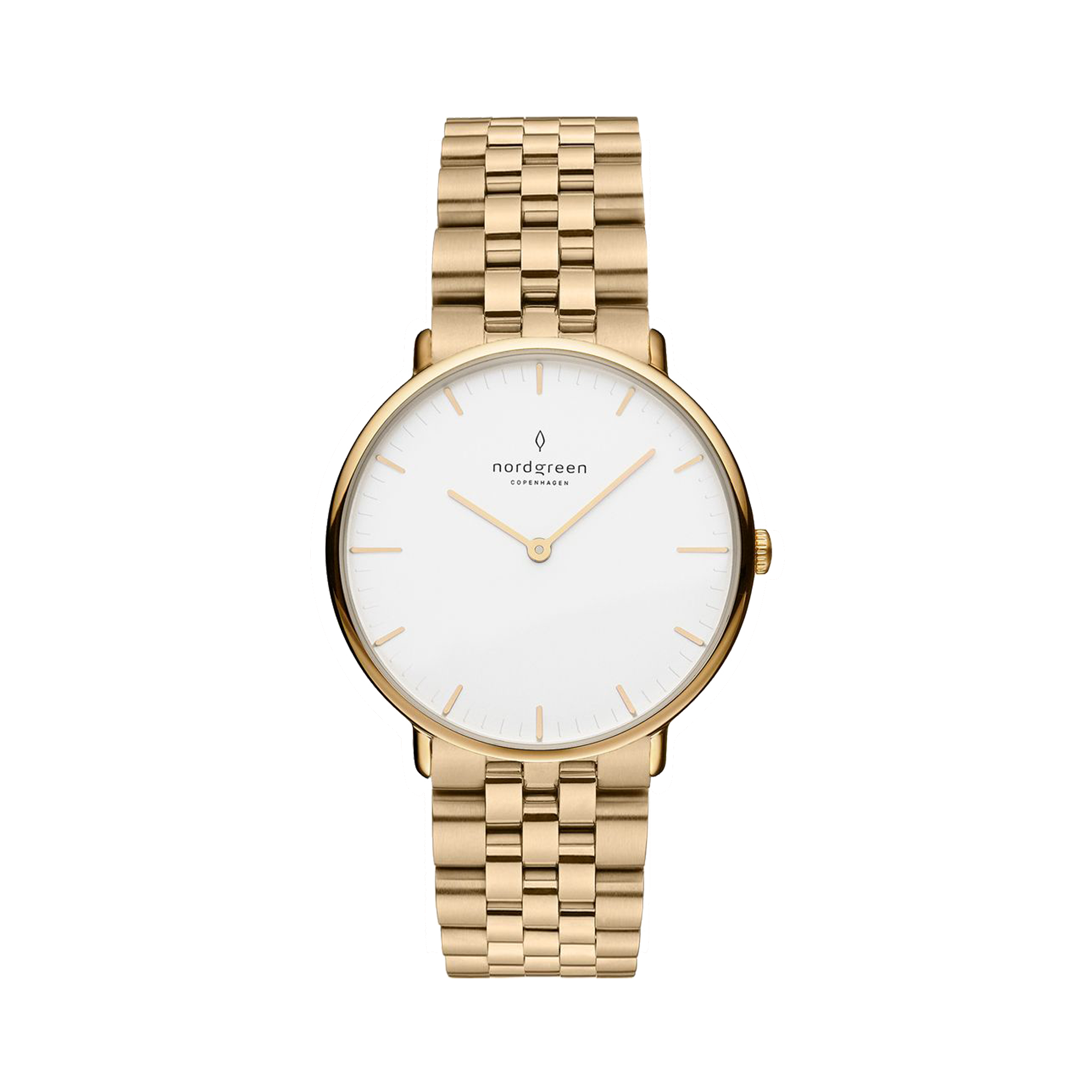 Nordgreen Women's Native 32mm 5 Link Gold Watch