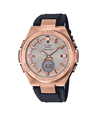 G-MS Rose Gold Solar Womens Watch MSGS200G-1A – Watch Direct