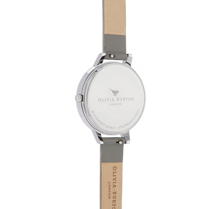 Olivia burton lace clearance detail silver mesh watch