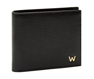 Wolf Black Logo Billfold Wallet with Coin Pouch 774102