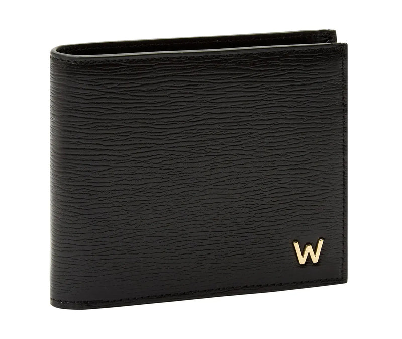 Wolf Black Logo Billfold Wallet with Coin Pouch 774102