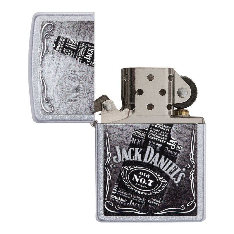 Zippo Jack Daniel's Satin Chrome Lighter