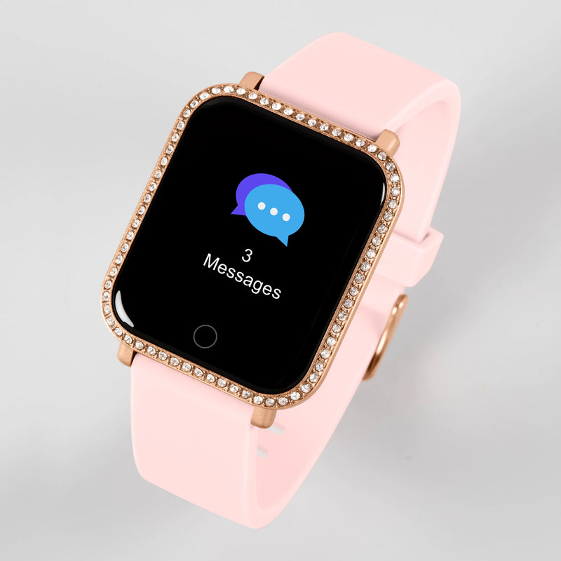 Pink smart outlet watch