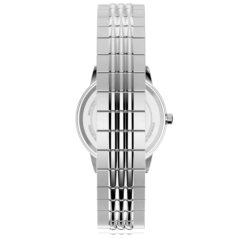 Timex Easy Reader Expansion Stainless Steel Band Watch TW2U08600