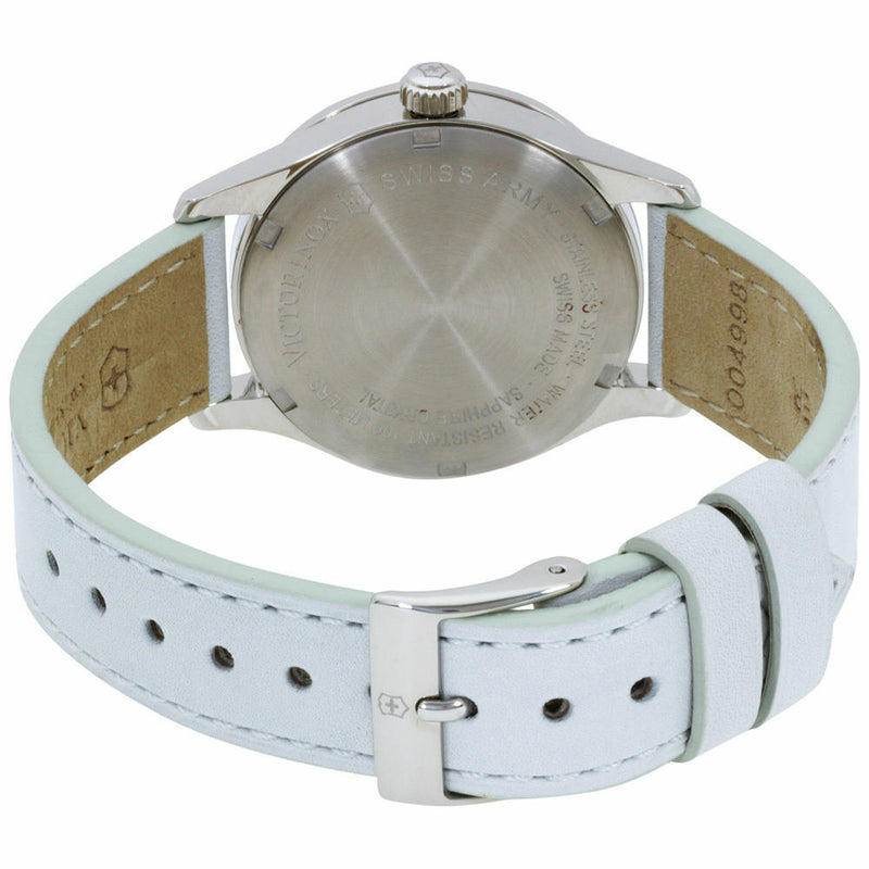 Victorinox Alliance Small Mother Of Pearl Dial Leather Strap Womens Watch