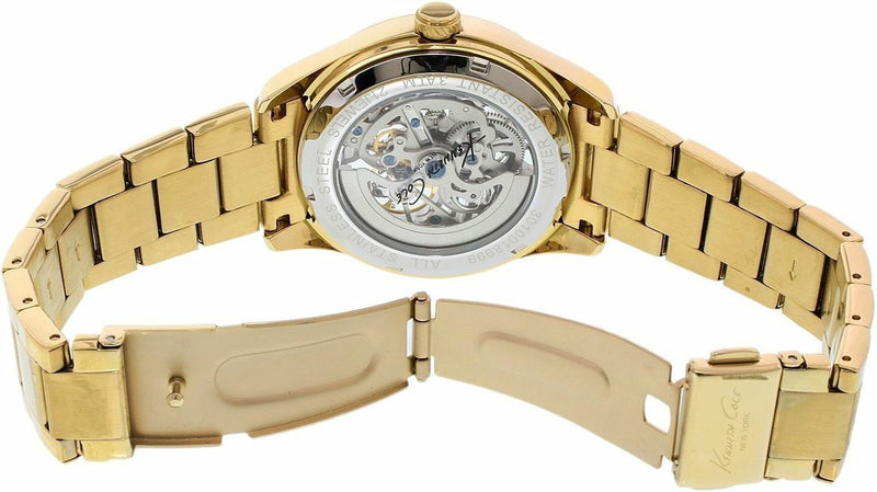Kenneth Cole New York 10025927 Automatic Analog Display Japanese Automatic Gold Womens Watch