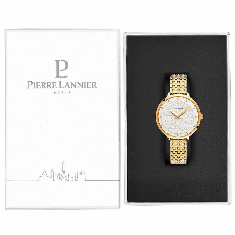 Pierre Lannier Eolia Gold White/Gold Link Bracelet