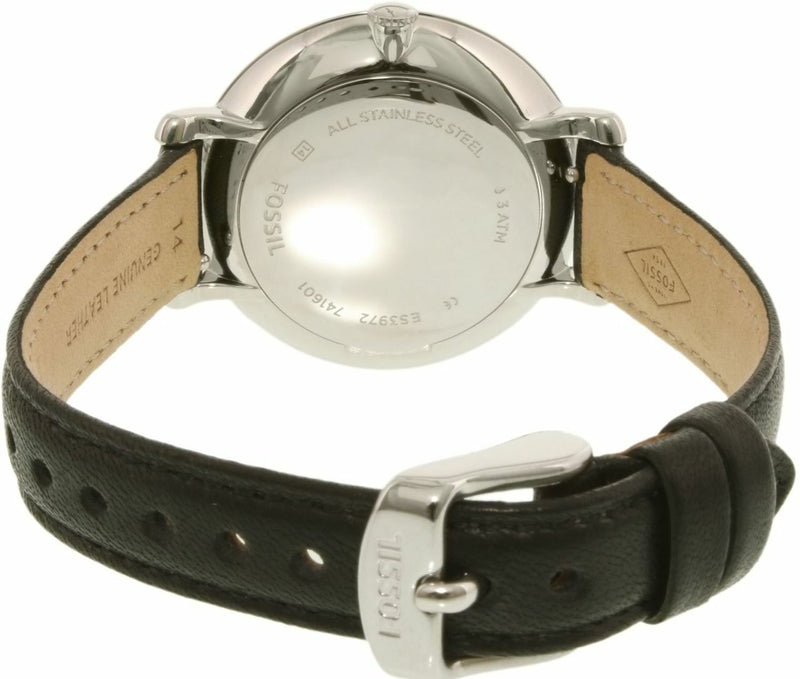 Fossil Jacqueline Three-Hand Date Leather Es3972 Womens Watch
