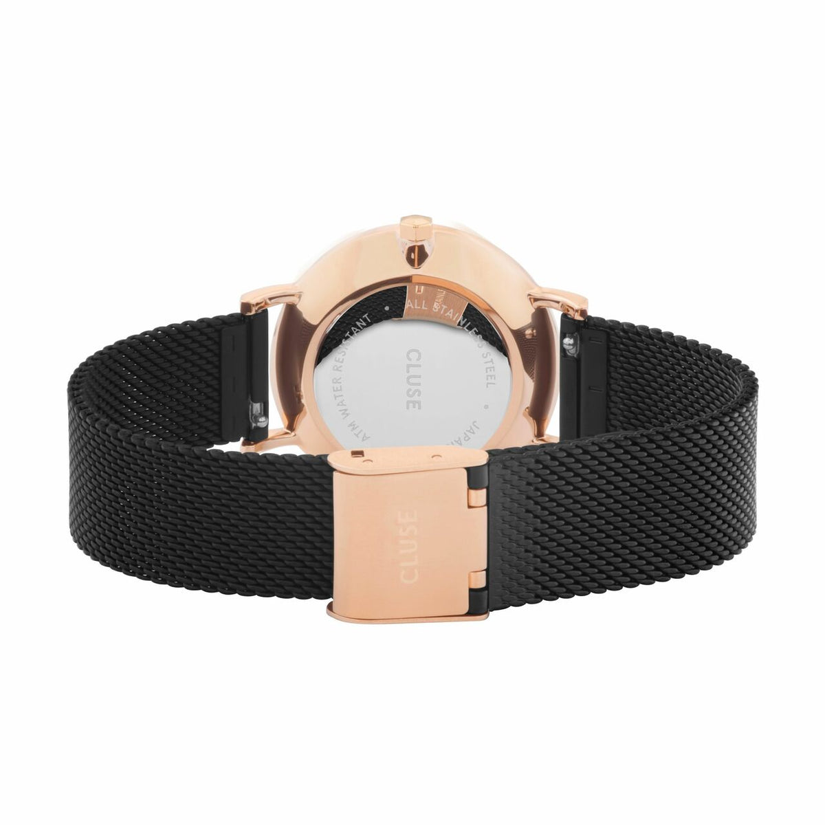 CLUSE Minuit Mesh Rose Gold Watch CW0101203024 Watch Direct