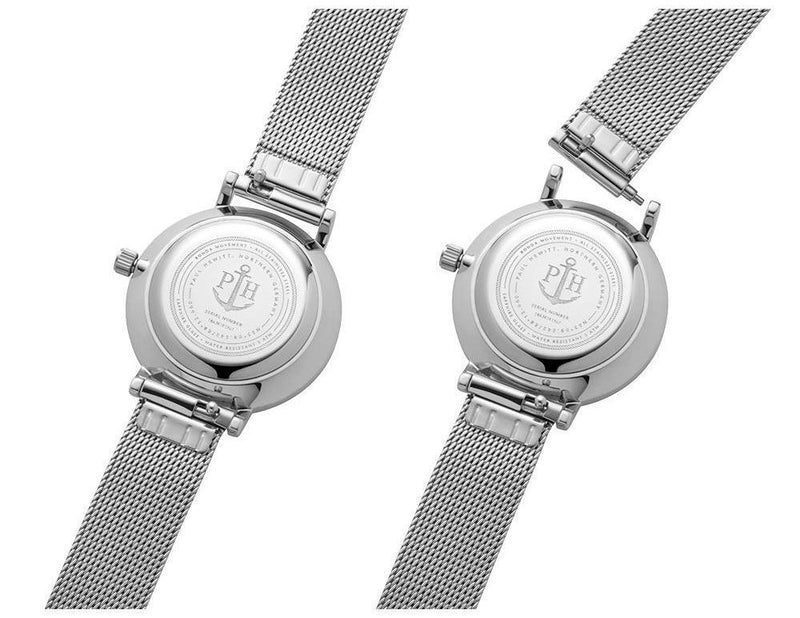 Paul Hewitt Modest White Sand Silver Mesh Watch