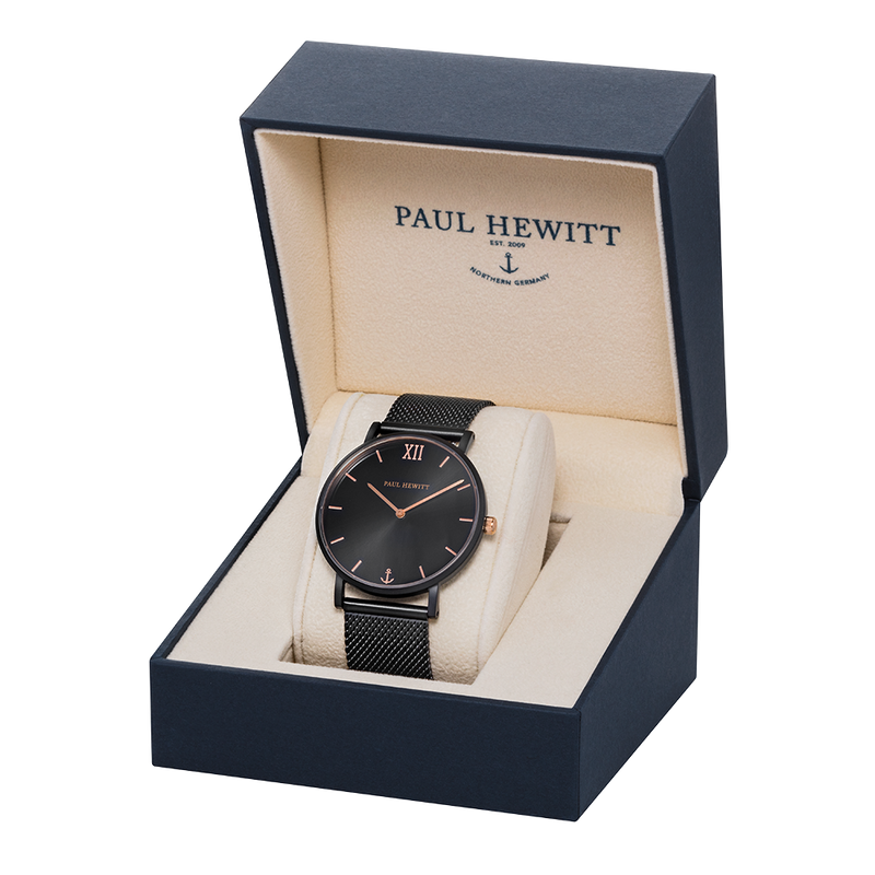 Paul Hewitt Sailor Black Sunray Watch