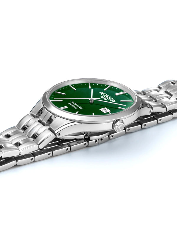 Roamer Slim-Line Classic Green 40mm Watch