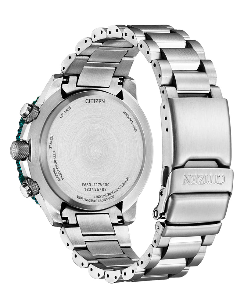 Citizen Promaster Eco-Drive Green Dial Mens Watch CB5004-59W