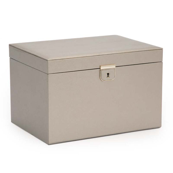 Wolf Palermo Large Jewellery Box Pewter 213078