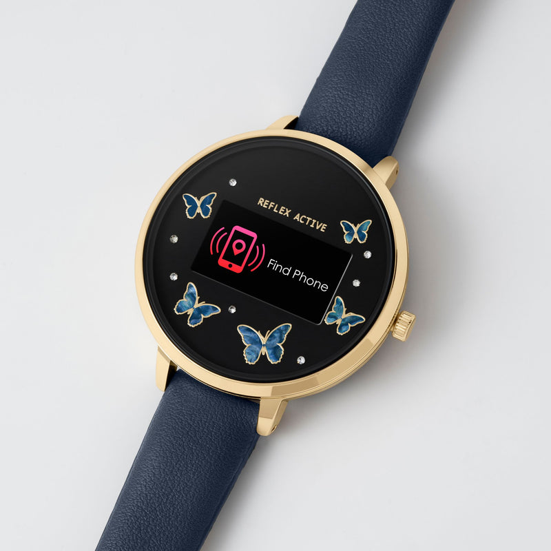 Reflex Active Series 3 Gold Butterfly Smart Watch RA03-2124