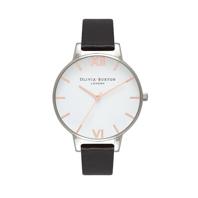 Olivia Burton White Dial Silver Watch - Silver