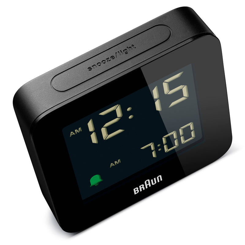 Braun Digital Alarm Clock Black
