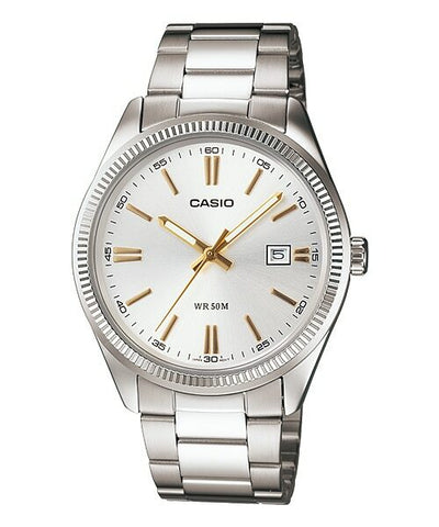 Casio Vintage Stainless Steel Watch MTP-1302D-7A2V