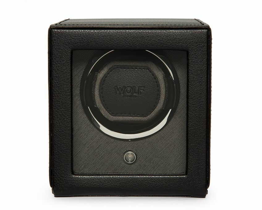 Wolf Cub Precision Watch Winder with Protective Cover