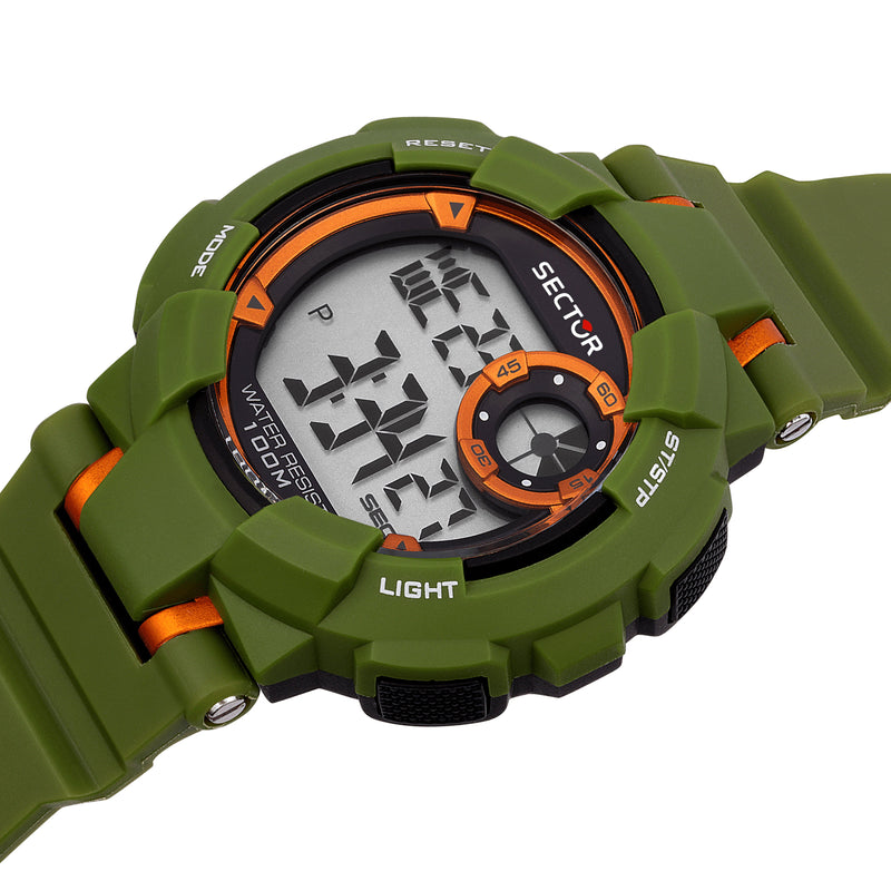 Sector EX-36 Army Green Digital Watch R3251283003