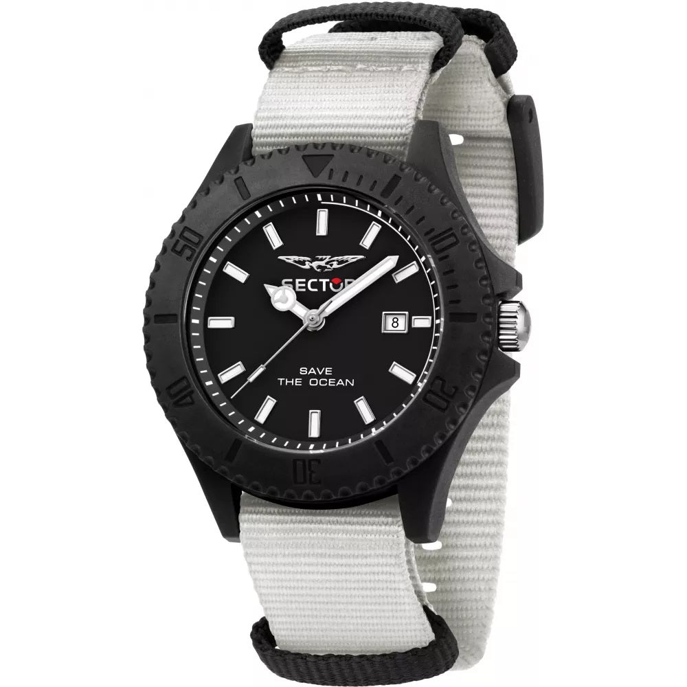 Sector Save The Ocean White Nato Watch R3251539003