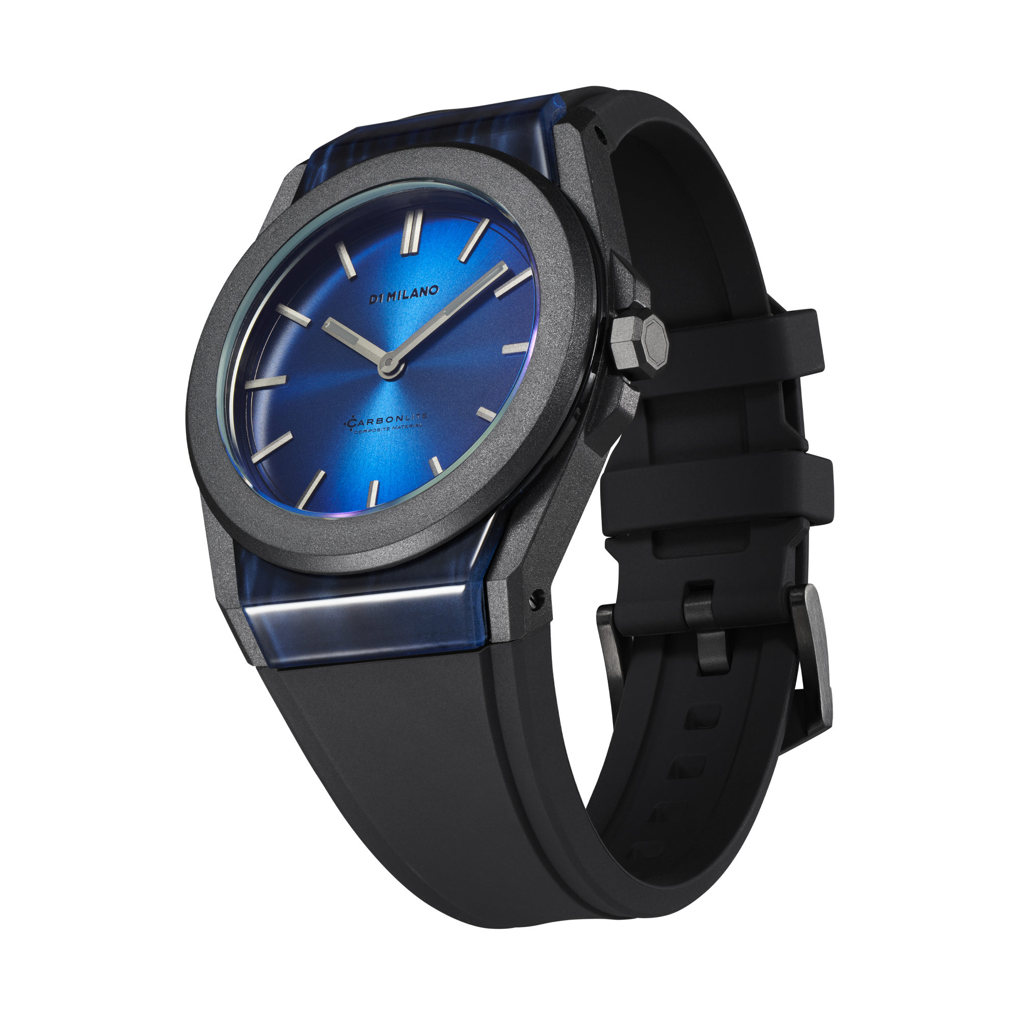 D1 Milano Carbonlite Blue 40.5mm Watch CLRJ04