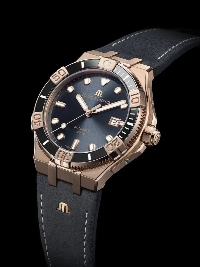 Maurice Lacroix Swiss Made Aikon Venturer 43mm Bronze/Black Watch AI6058-BRZ0B-330-2