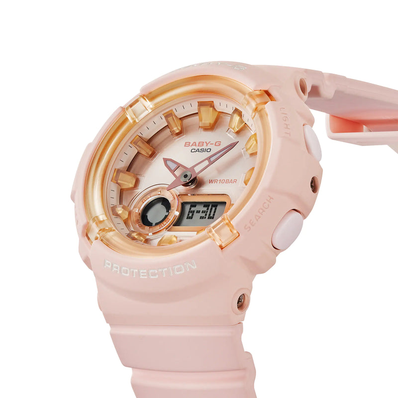 Baby-G Digital Analog Pink Resin Band Watch BGA280SW-4A